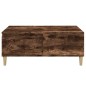 vidaXL Mesa de centro madera contrachapada roble ahumado 90x50x36,5 cm vidaXL Mesa de centro madera contrachapada roble ahumado 90x50x36,5 cm