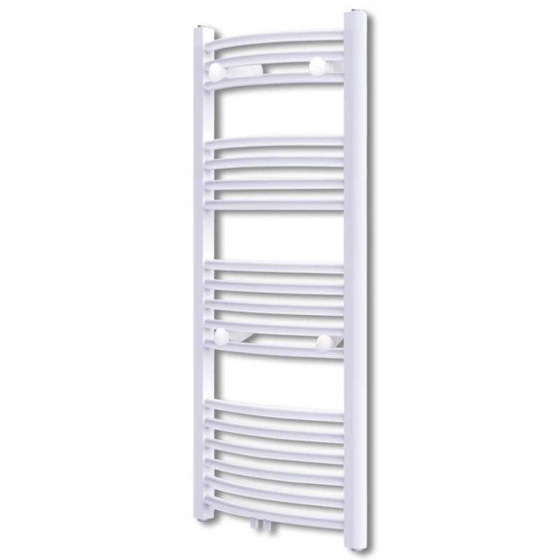 vidaXL Radiador toallero de baño con rieles curvados 600 x 1160 mm vidaXL Radiador toallero de baño con rieles curvados 600 x 1160 mm