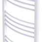 vidaXL Radiador toallero de baño con rieles curvados 600 x 1160 mm vidaXL Radiador toallero de baño con rieles curvados 600 x 1160 mm