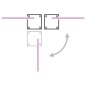 vidaXL Toldo lateral retráctil marrón 100x1000 cm vidaXL Toldo lateral retráctil marrón 100x1000 cm