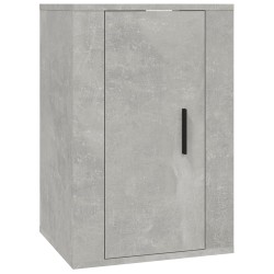 vidaXL Mueble para TV de pared gris hormigón 40x34,5x60 cm