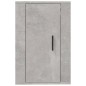 vidaXL Mueble para TV de pared gris hormigón 40x34,5x60 cm