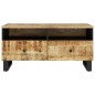 vidaXL Mesa de centro madera maciza mango y contrachapada 80x54x40 cm vidaXL Mesa de centro madera maciza mango y contrachapada 80x54x40 cm