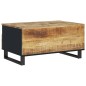 vidaXL Mesa de centro madera maciza mango y contrachapada 80x54x40 cm vidaXL Mesa de centro madera maciza mango y contrachapada 80x54x40 cm