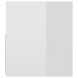vidaXL Mueble de TV con luces LED blanco brillante 120x35x40 cm vidaXL Mueble de TV con luces LED blanco brillante 120x35x40 cm