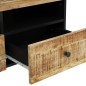 vidaXL Mesa de centro madera maciza mango y contrachapada 80x54x40 cm vidaXL Mesa de centro madera maciza mango y contrachapada 80x54x40 cm