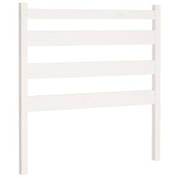vidaXL Cabecero de cama madera maciza de pino blanco 96x4x100 cm