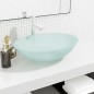 vidaXL Lavabo de vidrio esmerilado 50x37x14 cm vidaXL Lavabo de vidrio esmerilado 50x37x14 cm