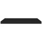 vidaXL Estantes flotantes de pared 4 uds MDF negro 80x23,5x3,8 cm vidaXL Estantes flotantes de pared 4 uds MDF negro 80x23,5x3,8 cm