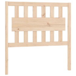 vidaXL Cabecero de cama madera maciza de pino 95,5x4x100 cm