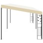 vidaXL Cenador con montaje en la pared crema 6x3x2,5 m