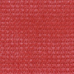 vidaXL Toldo para balcón HDPE rojo 120x400 cm 
