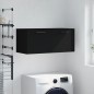 vidaXL Armario de pared madera de ingeniería negro 80x36,5x35 cm vidaXL Armario de pared madera de ingeniería negro 80x36,5x35 cm