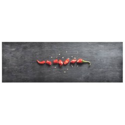 vidaXL Alfombra de cocina lavable Pepper 60x300 cm