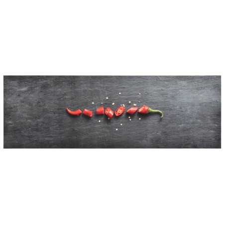 vidaXL Alfombra de cocina lavable Pepper 60x300 cm