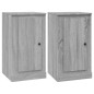 vidaXL Aparadores 2 uds madera contrachapada gris 37,5x35,5x67,5 cm vidaXL Aparadores 2 uds madera contrachapada gris 37,5x35,5x67,5 cm