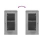 vidaXL Aparadores 2 uds madera contrachapada gris 37,5x35,5x67,5 cm vidaXL Aparadores 2 uds madera contrachapada gris 37,5x35,5x67,5 cm