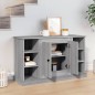 vidaXL Aparador de madera contrachapada gris Sonoma 100x35,5x60 cm vidaXL Aparador de madera contrachapada gris Sonoma 100x35,5x60 cm