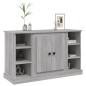vidaXL Aparador de madera contrachapada gris Sonoma 100x35,5x60 cm vidaXL Aparador de madera contrachapada gris Sonoma 100x35,5x60 cm