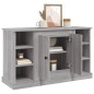 vidaXL Aparador de madera contrachapada gris Sonoma 100x35,5x60 cm vidaXL Aparador de madera contrachapada gris Sonoma 100x35,5x60 cm