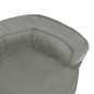 vidaXL Colchón para cama de perro ergonómico aspecto lino gris 60x42cm vidaXL Colchón para cama de perro ergonómico aspecto lino gris 60x42cm