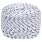 vidaXL Cuerda de barco polipropileno blanco 10 mm 25 m vidaXL Cuerda de barco polipropileno blanco 10 mm 25 m