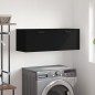 vidaXL Armario de pared madera de ingeniería negro 100x36,5x35 cm vidaXL Armario de pared madera de ingeniería negro 100x36,5x35 cm