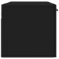 vidaXL Armario de pared madera de ingeniería negro 100x36,5x35 cm vidaXL Armario de pared madera de ingeniería negro 100x36,5x35 cm