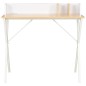 vidaXL Escritorio blanco y natural 80x50x84 cm vidaXL Escritorio blanco y natural 80x50x84 cm
