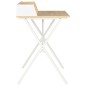vidaXL Escritorio blanco y natural 80x50x84 cm vidaXL Escritorio blanco y natural 80x50x84 cm