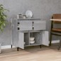 vidaXL Aparador de madera contrachapada gris Sonoma 60x35x70 cm vidaXL Aparador de madera contrachapada gris Sonoma 60x35x70 cm