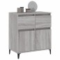 vidaXL Aparador de madera contrachapada gris Sonoma 60x35x70 cm vidaXL Aparador de madera contrachapada gris Sonoma 60x35x70 cm