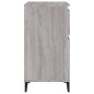 vidaXL Aparador de madera contrachapada gris Sonoma 60x35x70 cm vidaXL Aparador de madera contrachapada gris Sonoma 60x35x70 cm