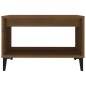 vidaXL Mesa de centro madera contrachapada marrón roble 60x50x40 cm vidaXL Mesa de centro madera contrachapada marrón roble 60x50x40 cm
