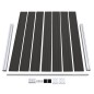 vidaXL Panel de valla WPC negro 180x146 cm vidaXL Panel de valla WPC negro 180x146 cm