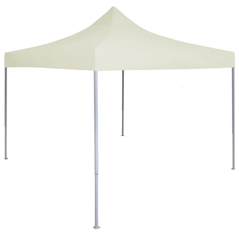 vidaXL Carpa plegable profesional acero color crema 2x2 m vidaXL Carpa plegable profesional acero color crema 2x2 m