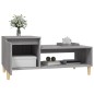 vidaXL Mesa de centro madera contrachapada gris Sonoma 100x50x45 cm vidaXL Mesa de centro madera contrachapada gris Sonoma 100x50x45 cm