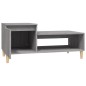 vidaXL Mesa de centro madera contrachapada gris Sonoma 100x50x45 cm vidaXL Mesa de centro madera contrachapada gris Sonoma 100x50x45 cm