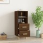 vidaXL Aparador madera contrachapada roble marrón 34,5x34x90 cm vidaXL Aparador madera contrachapada roble marrón 34,5x34x90 cm