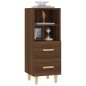 vidaXL Aparador madera contrachapada roble marrón 34,5x34x90 cm vidaXL Aparador madera contrachapada roble marrón 34,5x34x90 cm