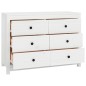 vidaXL Armario auxiliar de madera maciza de pino blanco 100x40x72 cm vidaXL Armario auxiliar de madera maciza de pino blanco 100x40x72 cm