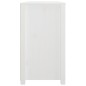 vidaXL Armario auxiliar de madera maciza de pino blanco 100x40x72 cm vidaXL Armario auxiliar de madera maciza de pino blanco 100x40x72 cm