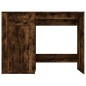 vidaXL Escritorio madera contrachapada roble ahumado 100x49x75 cm