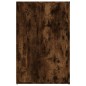 vidaXL Escritorio madera contrachapada roble ahumado 100x49x75 cm