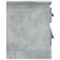 vidaXL Mueble de TV madera contrachapada gris hormigón 100x35,5x45 cm
