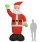 vidaXL Papá Noel inflable de Navidad con LED 370 cm vidaXL Papá Noel inflable de Navidad con LED 370 cm