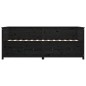 vidaXL Sofá cama madera maciza de pino negro 75x190 cm vidaXL Sofá cama madera maciza de pino negro 75x190 cm