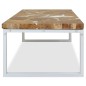 vidaXL Mesa de centro de teca y resina 110x60x40 cm vidaXL Mesa de centro de teca y resina 110x60x40 cm
