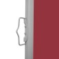 vidaXL Toldo lateral retráctil para patio rojo 140x1200 cm vidaXL Toldo lateral retráctil para patio rojo 140x1200 cm