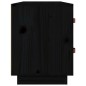 vidaXL Banco zapatero madera maciza de pino negro 100x34x45 cm vidaXL Banco zapatero madera maciza de pino negro 100x34x45 cm